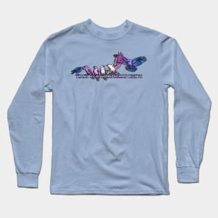 Trans Rights Crows Long Sleeve T-Shirt